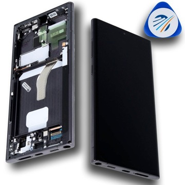 WYŚWIETLACZ LCD SAMSUNG GALAXY S22 ULTRA |S908| CZARNY ORYGINALNY