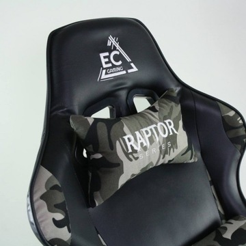 Вращающееся игровое кресло EC GAMING с подставкой для ног