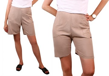 SZORTY spodenki LUŹNE 100 % bawełna BEŻOWY 661 4XL
