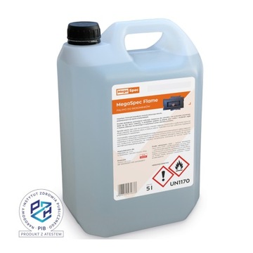 Biopaliwo 5L do biokominków bio etanol do kominka ATEST Paliwo Bioetanol