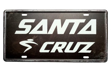 Metalowa tabliczka ozdobna na ścianę Santa Cruz
