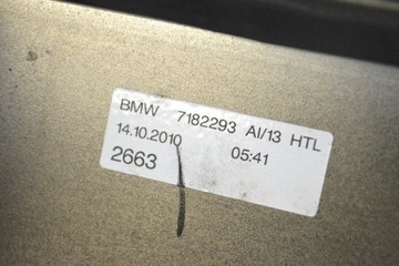 BMW 5 F10 525D 2011 RHD ZADNÍ LEVÉ DVEŘE LIŠTA ZDOBENÁ VNĚJŠÍ
