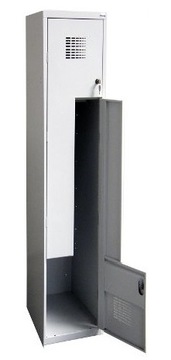 Szafka metalowa z drzwiami L 2 komorowa 180x30x50