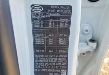 Land Rover Range Rover Evoque II SUV 1.5 160KM 2020 Land Rover Range Rover Evoque Auta z USA - Zapytaj o wiecej ofert 1.5, zdjęcie 3