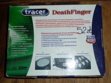 ДЖОЙСТИК/ГЕЙМПАД РЕТРО ПК — TRACER DEATHFINGER — USB — новинка!