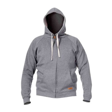 BLUZA Z KAPTUREM I SUWAKIEM SZARA ROZM.M L4010802 LAHTI