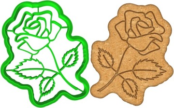 Foremka WIELKANOCNA Wykrawacz do Pierników Ciastek WIELKANOC Kwiat Róża 8cm