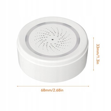 ZIGBEE TUYA ДАТЧИК ЗВУКА И СВЕТА СИРЕНА 90D