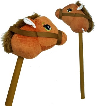 GŁOWA KONIA KOŃ NA KIJU KOLORY HOBBY HORSE KONIK JEDNOROŻEC PREZENT DŹWIĘK