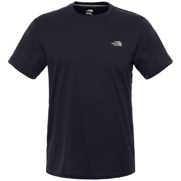 KOSZULKA THE NORTH FACE M REAXION AMP CREW MĘSKA CZARNY M