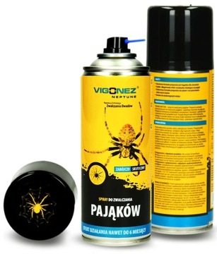 SPRAY PREPARAT ŚRODEK OPRYSK NA PAJĄKI PAJĘCZYNY I ICH LARWY VIGONEZ 200ML