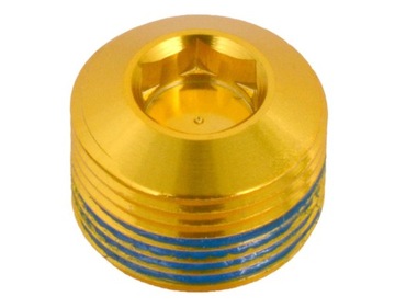 CrankBrothers End Cap Hex zaślepka pedałów gold