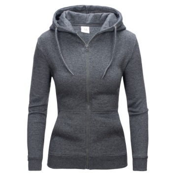 LUC01 r. L GŁADKA BLUZA DAMSKA Z KAPTUREM BAWEŁNA