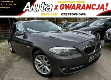 BMW Seria 5 F10-F11 Touring 520d 184KM 2012 BMW 520 2.0D 184PS OPŁACONY Skóra Navi