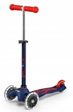 MINI MICRO DELUXE LED HULAJNOGA TRÓJKOŁOWA ŚWIECI