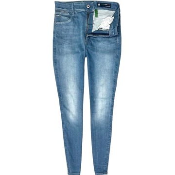 G-STAR RAW KAFEY ULTRA HIGH SKINNY Jeansy Rurki Damskie Wysoki Stan W28 L30