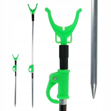 PODPÓRKA WĘDKARSKA 60/120 cm teleskopowa ALUMINIOWA Wędki HOKKAIDO