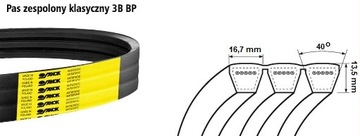Pas odrzutnika 3HB 2940 STOMIL SANOK BIZON Z 58 56 83 ZIELONY