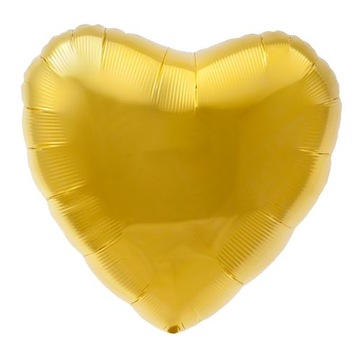 Balon foliowy serce złoty 18 cali 46cm