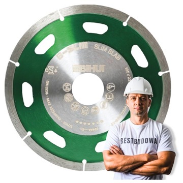 Tarcza Diamentowa BIHUI do Precyzyjnego Cięcia Płytek i Gresu 125mm