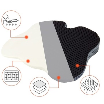 ПОДУШКА КЛИНОВОГО КОВРИКА ДЛЯ АВТОКРЕСЛА, ОФИСНОГО КРЕСЛА MEMORY FOAM