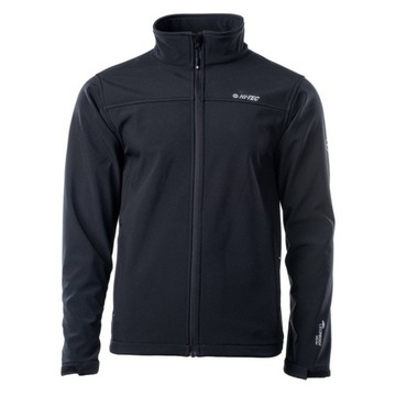 HI-TEC KURTKA MĘSKA SOFTSHELL WIATRÓWKA CZARNA XXL