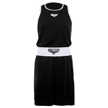 BELTOR SPODENKI BOKSERSKIE MĘSKIE SZORTY DO BOKSU BOXING PUNCHER r. S