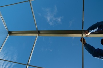 Szklarnia Domek 2.6x4m poliwęglan 6 mm profil 40x20
