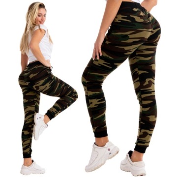 Elastyczne Wygodne SPODNIE DAMSKIE Dresowe