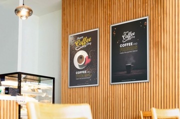 Алюминиевая рамка для плакатов OWZ A1 с низкоотражающей УФ-пленкой