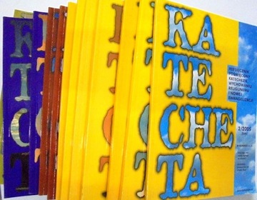 Katecheta miesięcznik zestaw 12 numerów 2001-2005