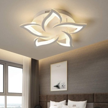 ЛЮСТРА СВЕТОДИОДНАЯ ПОТОЛОЧНАЯ ЛАМПА 50ВТ ЦВЕТОК ЛОТОСА + Пульт дистанционного управления + Приложение