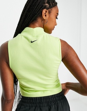 Nike Dance jasnozielony top bez rękawów defekt M