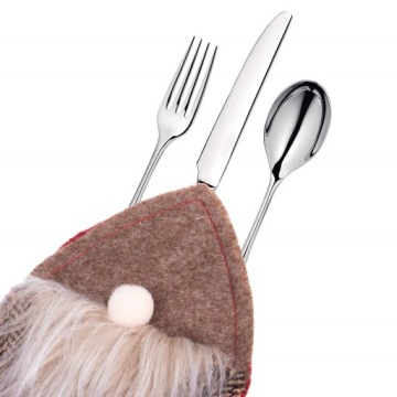 НАБОР ELEPHENS, 6 ЧЕХОЛОВ ДЛЯ СТОЛОВЫХ ПРИБОРОВ, РОЖДЕСТВЕНСКИЕ ДЕКОРАТИВНЫЕ КРЫШКИ СЛОНА