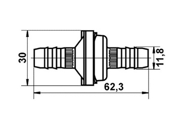 АТЕ 24.7718-7301.2 Клапан вакуумной линии