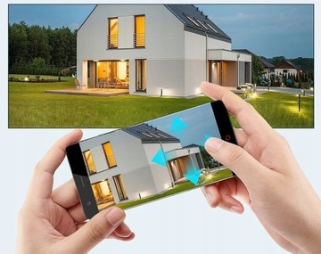 ПОВОРОТНАЯ КАМЕРА E27 РОЗЕТКА IP65 PTZ Wi-Fi IP 5 Мпикс Tuya/iOS/ANDROID