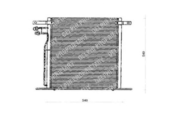 KONDENZÁTOR KLIMATIZACE MERCEDES V (638/2) VITO (63
