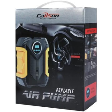 АВТОМОБИЛЬНЫЙ КОМПРЕССОР ДЛЯ ПРИЖИГАТЕЛЯ ЭЛЕКТРИЧЕСКИЙ 12В СВЕТОДИОДНЫЙ ЖК-дисплей