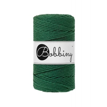 Sznurek bawełniany skręcany 3PLY 3mm Bobbiny Leśny