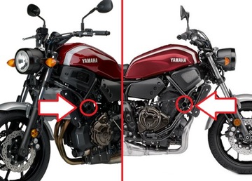 YAMAHA XSR700 XSR 700 TRACER — АВАРИЙНЫЕ ПОДКЛАДКИ + БЕСПЛАТНО