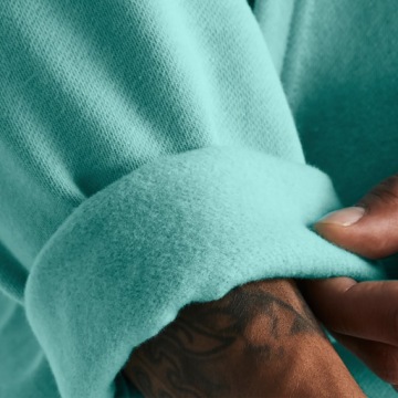 Мужская худи Under Armour Rival Fleece Hoodie радиального цвета бирюзовый/белый M