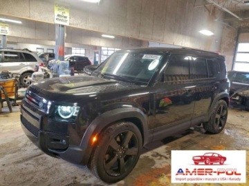 Land Rover Defender IV (L663) 90 3.0 i6P 400KM 2022 Land Rover Defender 2022r., 110 Se, 3L, od ubezpieczalni 3.0 Benzyna 400KM