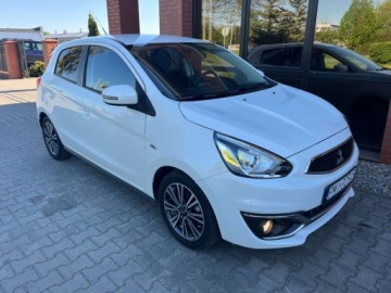 Mitsubishi Space Star Hatchback 5d 1.2 80KM 2015 Mitsubishi Space Star 1.2 benzyna 80 KM automat zarej w PL zadbany mo, zdjęcie 1
