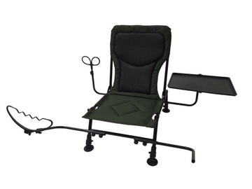 Fotel Feederowy Sensas LUXE + uchwyty + tacka
