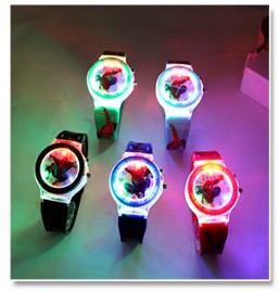 Часы SPIDERMAN, красочная светодиодная подсветка