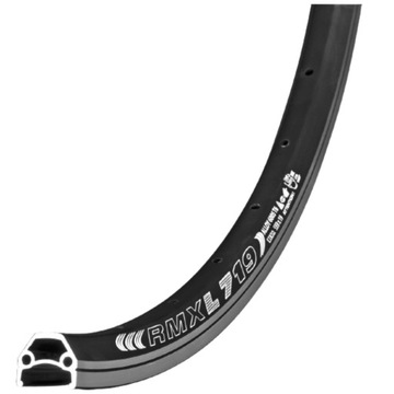 Obręcz rowerowa Remerx 28/29 cali 622x19mm 36 otw hamulec - v-brake czarna
