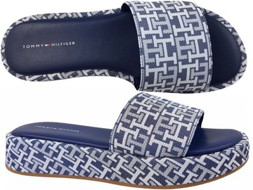 TOMMY HILFIGER BUTY DAMSKIE KLAPKI PLAŻA BASEN