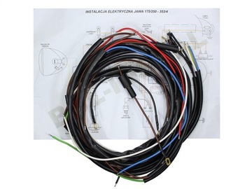INSTALACJA ELEKTRYCZNA JAWA 250 BEZ AMPEROMIERZA