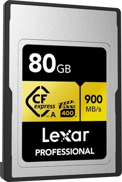 Lexar CFexpress Pro Gold VPG400 80 ГБ, тип A