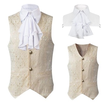 Men's Medieval Style Waistcoat Retro Halloween Cos
